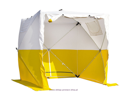 Namioty, parawany i płotki zabezpieczające
