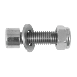 Punkt kotwiczenia pod dachówkę + zestaw montażowy do profilu stalowego M12x40 AT 401 - element montażowy