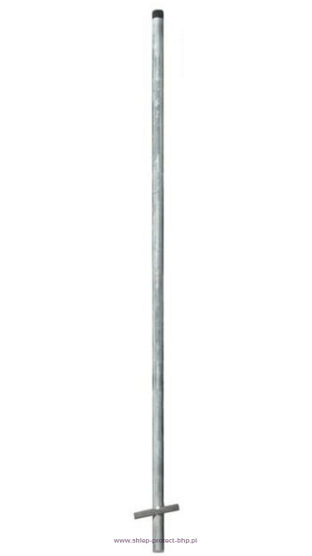 Słupek do znaków drogowych Ø 60,3 mm ścianka 2,5, L - 4 mb