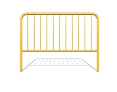 U-11a bariera drogowa ze szczeblinami fi 60 żółta