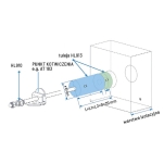 Tuleja do montażu punktów kotwiczenia HL913 020 - rysunek
