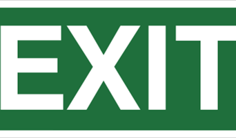 EXIT - Znak ewakuacyjny - AC004