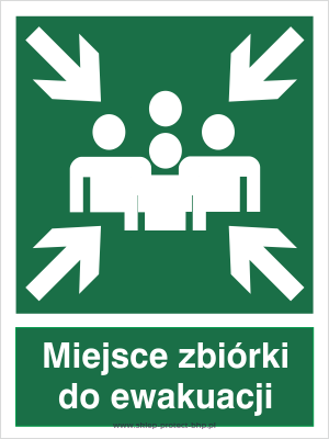 Znak ewakuacyjny AF007