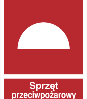 Sprzęt przeciwpożarowy - Znak przeciwpożarowy - BC006