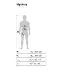 Szelki bezpieczeństwa P-61mX - wymiary XXL