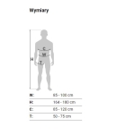Szelki bezpieczeństwa P-61mX - wymiary M-XL