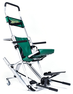 Krzesło ewakuacyjne ESCAPE-CARRY CHAIR CF transport w górę i w dół , wieszak i pokrowiec w zestawie, udźwig 185kg, 3 lata gwarancji