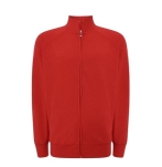 Czerwona bluza męska FULL ZIP JHK