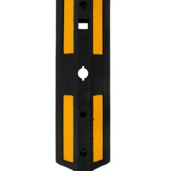 Separator drogowy zakończenie czarno/żółty 1130x240x80 mm