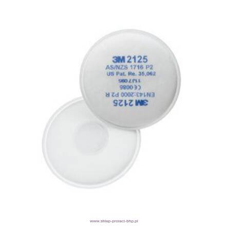 3M™ Filtr Przeciwpyłowy 2125 P2 R (20 sztuk w opakowaniu)