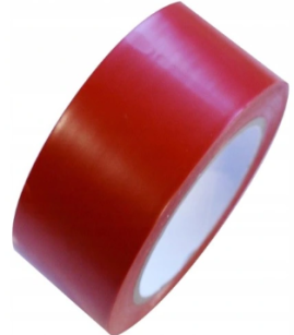 Taśma samoprzylepna BHP - folia oznaczeniowa 50mm/33m, czerwona