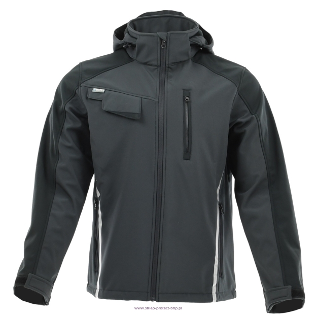 Grafitowa kurtka SOFTSHELL STANDARD PLUS