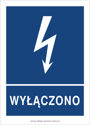 Wyłączono - Znak elektryczny - HG005