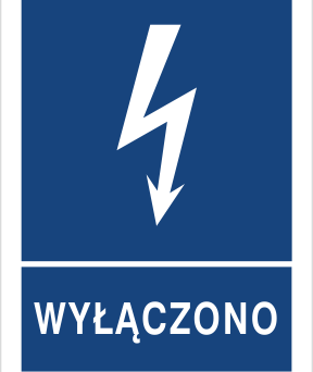 Wyłączono - Znak elektryczny - HG005