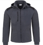 Grafitowy męski polar FLRA 340 BUSHOOD PREMIUM