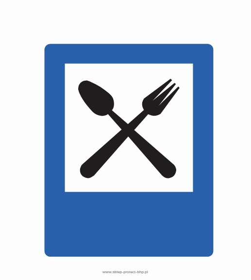 Znak D-28 restauracja