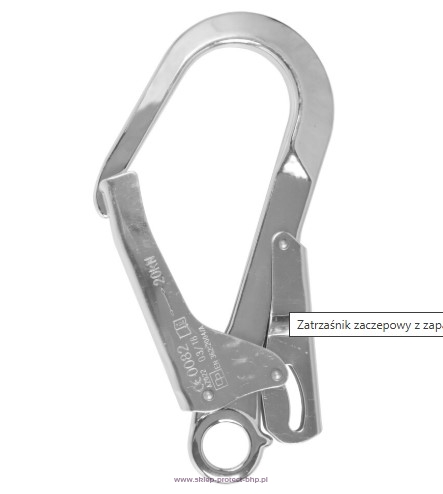 Zatrzaśnik zaczepowy z zapadką blokującą AZ 022
