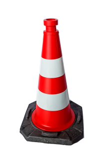 Pachołek drogowy PVC 50 cm I gen ciężki