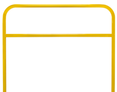 U-12a bariera wygrodzeniowa L-2000 fi60,3 typ trzepak żółta