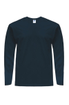 Granatowy T-SHIRT MĘSKI JHK TSRA 170 LS