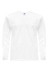 Biały T-SHIRT MĘSKI JHK TSRA 170 LS