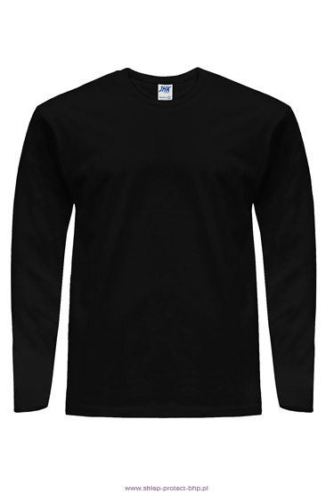 Czarny T-SHIRT MĘSKI JHK TSRA 170 LS