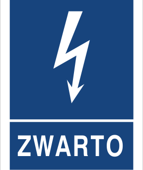 Zwarto - Znak elektryczny - HG004