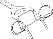 Uchwyt do drabiny DS 810 - rysunek