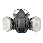 3M™ Półmaska wielokrotnego użytku 6502QL z systemem Quick Latch - przód