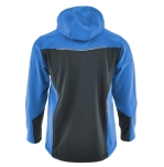 Niebiesko-szara softshell COMFORT PLUS - tył