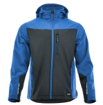 Niebiesko-szara softshell COMFORT PLUS - przód