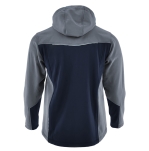 Granatowo-szara softshell COMFORT PLUS - tył