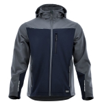 Granatowo-szara softshell COMFORT PLUS - przód