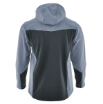 Czarno-szara softshell COMFORT PLUS - tył