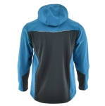 Niebiesko-czarna softshell COMFORT PLUS - tył