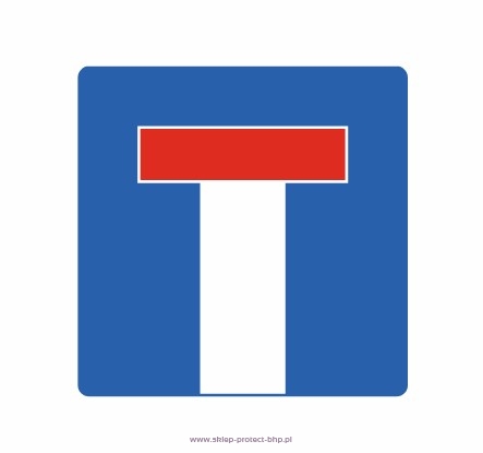 Znak D-4a droga bez przejazdu