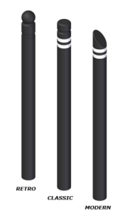 Wielozadaniowy słupek miejski RETRO