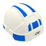 Niebieskie naklejki odblaskowe do hełmu ATRA10