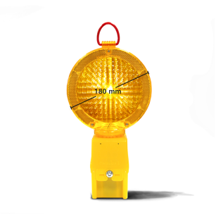 Lampa MonoLight 2 LED, żółta, błysk/św. stałe, dwustronna, z uchwytem