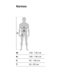 Szelki bezpieczeństwa P-60mX - wymiary XXL