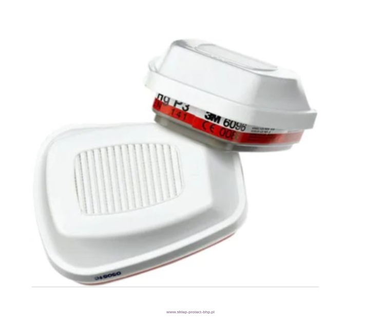 3M™ Filtropochłaniacz 6096 HgP3 (4 szt. w opakowaniu)