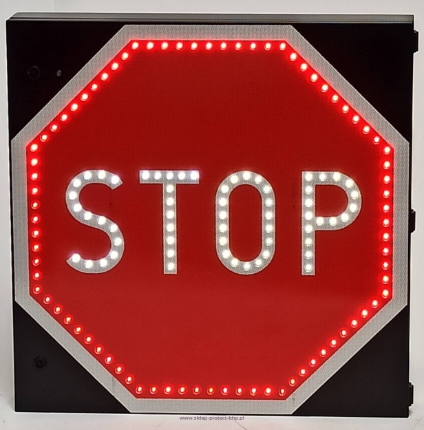 Znak aktywny STOP B-20 solar