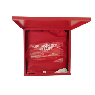 Cover ocynkowana szafka, skrzynka na koc gaśniczy z zamkiem magnetycznym 300x314x80mm