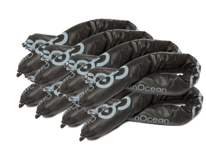 Uniwersalne sorbenty GREEN OCEAN rękawy wymiar 8cm x 3 m op 8 szt / pochłaniają 120 L