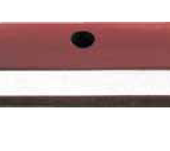 Hol-separator 70 cm czerwony/biały
