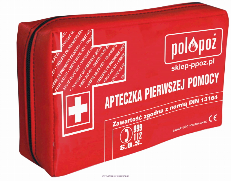 Apteczka samochodowa CLASSIC DIN 13164 w saszetce
