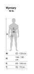 Szelki bezpieczeństwa P-500 - wymiary M-XL