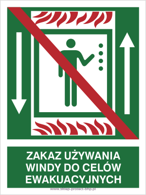 Znak ewakuacyjny AC049