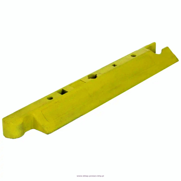 Żółty separator drogowy - element środkowy