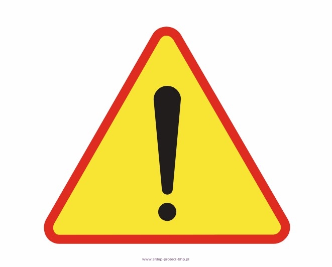 Znak ostrzegawczy A-30 inne niebezpieczeństwo